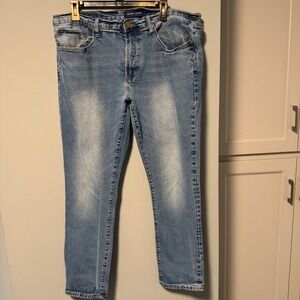 Articles of Society Men's Light Wash Distressed‎ Denim Jeans 38x30